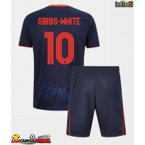 Camisa de Futebol Nottingham Forest Morgan Gibbs-White #10 Equipamento Alternativo Infantil 2025-26 Manga Curta (+ Calças curtas)